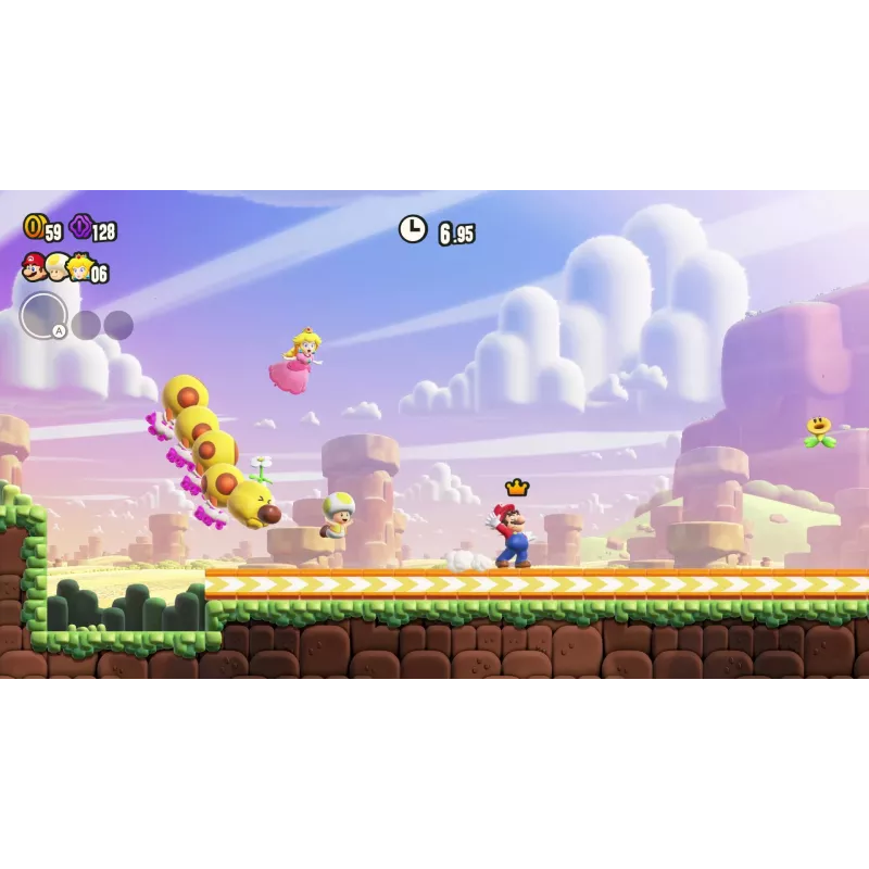Nintendo Super Mario Bros. Wonder Standard Traditionelles Chinesisch, Deutsch, Niederländisch, Englisch, Spanisch, Französisch, Italienisch, Japanisch, Koreanisch, Portugiesisch, Russisch Nintendo Switch