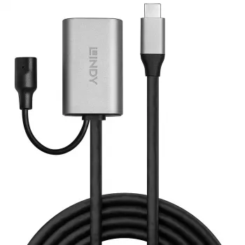 Lindy 5m USB 3.2 Gen 1 C/A Active Extension, 5 m, USB C, USB A, USB 3.2 Gen 1 (3.1 Gen 1), Silber