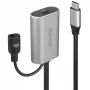 Lindy 5m USB 3.2 Gen 1 C/C Active Extension, 5 m, USB C, USB C, USB 3.2 Gen 1 (3.1 Gen 1), 5 Gbit/s, Schwarz