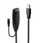Lindy 10m USB 3.0 Aktive Verlängerung, 10 m, USB A, USB A, USB 3.2 Gen 1 (3.1 Gen 1), 5 Gbit/s, Schwarz