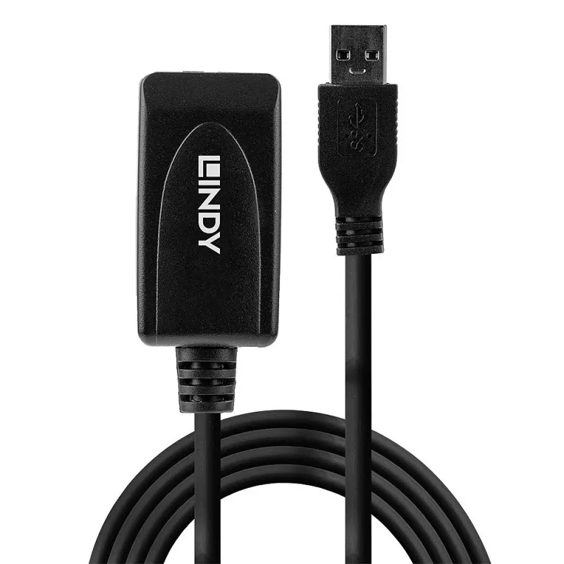 USB-Verlängerungskabel Lindy 5m USB 3.0 Active Extension