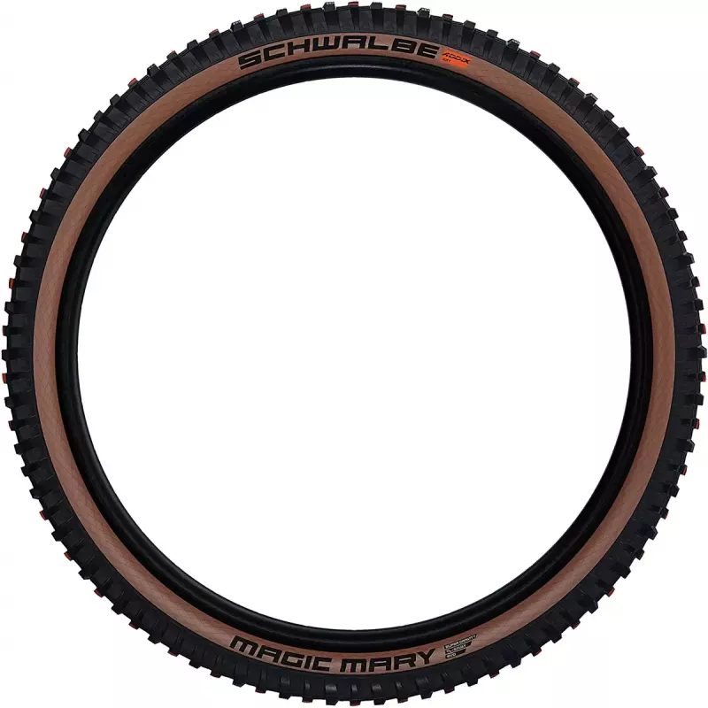 Fahrradreifen Schwalbe Magic Mary Super Gravity — schwarz/bronze