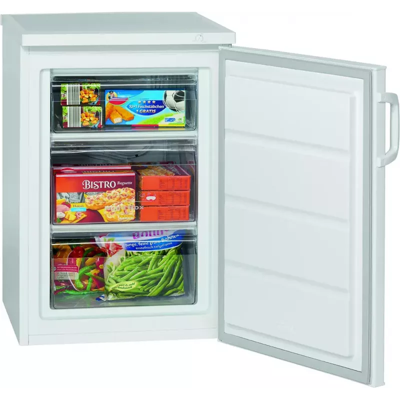 Gefrierschrank BOMANN GS 2196.1 — 85 L, Klasse D, 3 Schubladen, wechselbarer Türanschlag, 10 kg/24h