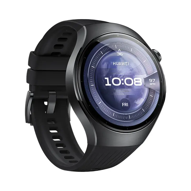 Smartwatch HUAWEI WATCH 5 — rund 46 mm, 1,38 Zoll Display, GPS, Bluetooth, Mobilfunk, schwarz