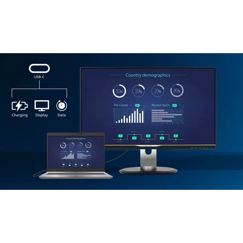 Philips 5000 series 40B1U5600/00 Computer Monitor 101,6 cm (40 Zoll) 3440 x 1440 Pixel Wide Quad HD LCD Schwarz
