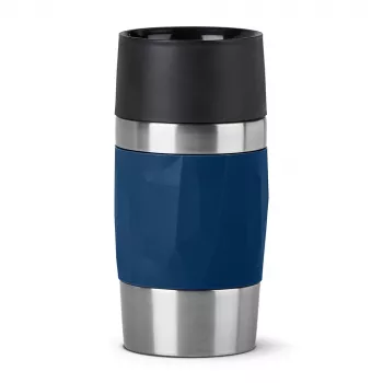 EMSA Travel Mug Compact 300 ml Blau, Edelstahl