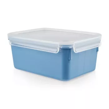 EMSA Clip & Close Rechteckige Dose 2,2 L Blau 1 Stk.