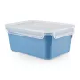 EMSA Clip & Close Rechteckige Dose 2,2 L Blau 1 Stk.