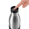EMSA Bludrop Sleeve N3111100 Trinkflasche Täglicher Gebrauch 700 ml Edelstahl Schwarz, Edelstahl