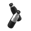 EMSA Bludrop Sleeve N3111100 Trinkflasche Täglicher Gebrauch 700 ml Edelstahl Schwarz, Edelstahl
