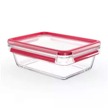 EMSA CLIP & CLOSE N10410 Rechteckige Box 1,3 L Transparent 1 Stück