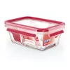 EMSA CLIP & CLOSE N10407 rechteckige Box 0,8 L transparent 1 Stück