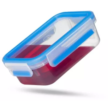 EMSA 508536 Lebensmittel-Aufbewahrungsbehälter Rechteckige Box 0,85 L Transparent 8 Stk.