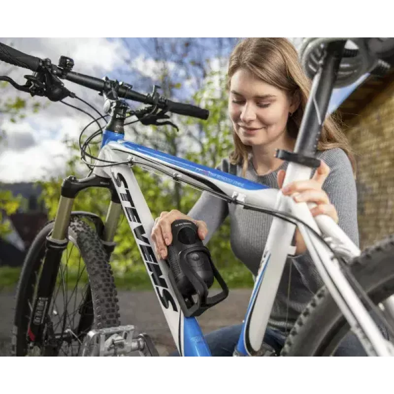 Elektrische Luftpumpe Wiha 45255 10 Bar batteriebetrieben Schwarz