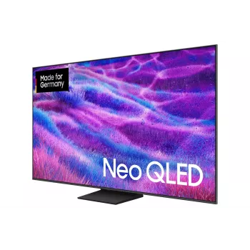 Smart TV Samsung GQ85QN80FAU 85 Zoll (2,16 m) QLED 4K Ultra HD, Motion Xcelerator, Wi‑Fi, DVB-T2/C/S2 — Carbon/Silber