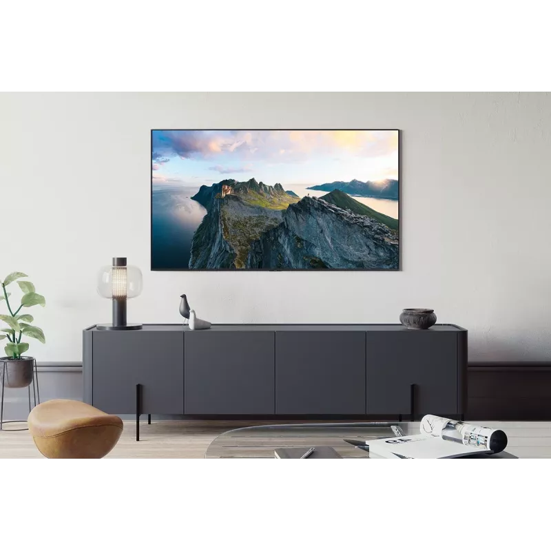 Smart TV Samsung GQ85QN80FAU 85 Zoll (2,16 m) QLED 4K Ultra HD, Motion Xcelerator, Wi‑Fi, DVB-T2/C/S2 — Carbon/Silber