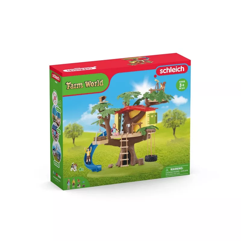 Spielset Schleich FARM WORLD Abenteuer-Baumhaus