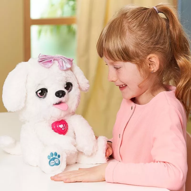 Plüschtier VTech Schlecki der Kuschelwelpe — interaktiver Plüschwelpe von VTech