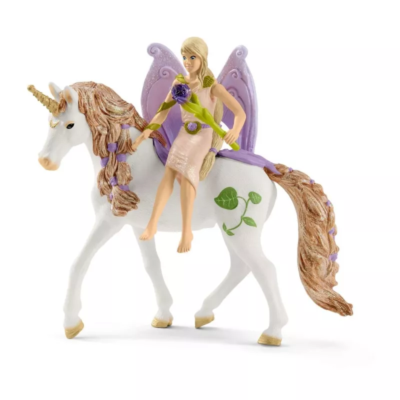 schleich BAYALA Glitzerndes Blumenhaus mit Einhörnern, See und Stall