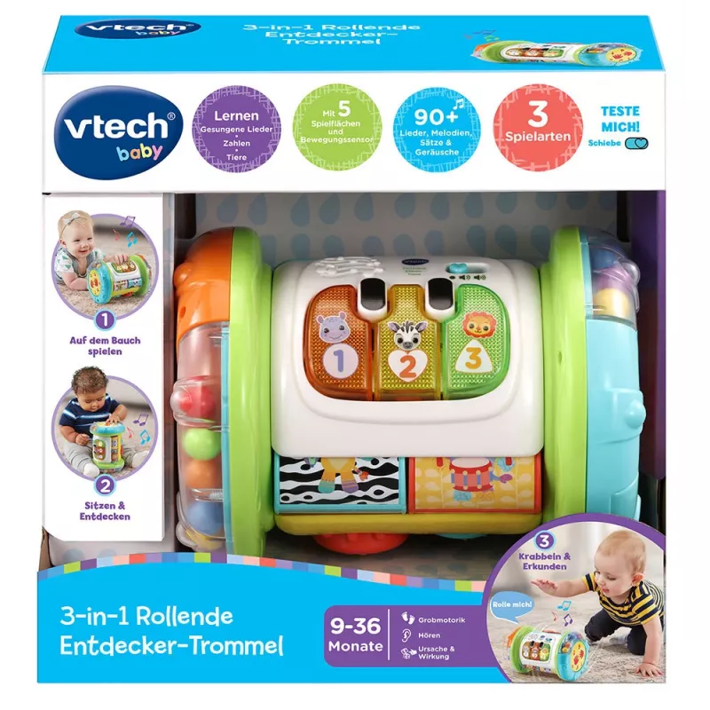 VTech Baby 562604, 0,75 Jahr(e), Batterien erforderlich, AAA, Mehrfarbig