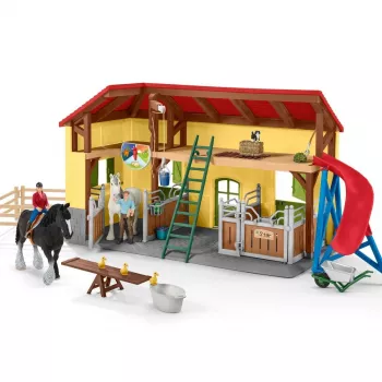 schleich FARM WORLD Pferdestall, Bauernhof, Bauernhoftiere / Bauernhofspielzeug, 3 Jahr(e), Mehrfarbig, Kunststoff