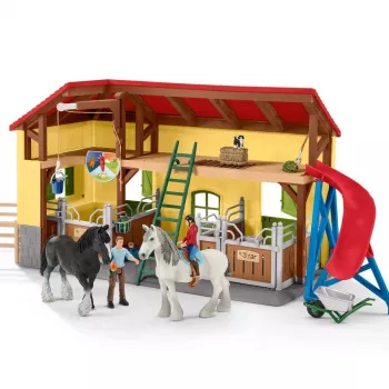 schleich FARM WORLD Pferdestall, Bauernhof, Bauernhoftiere / Bauernhofspielzeug, 3 Jahr(e), Mehrfarbig, Kunststoff