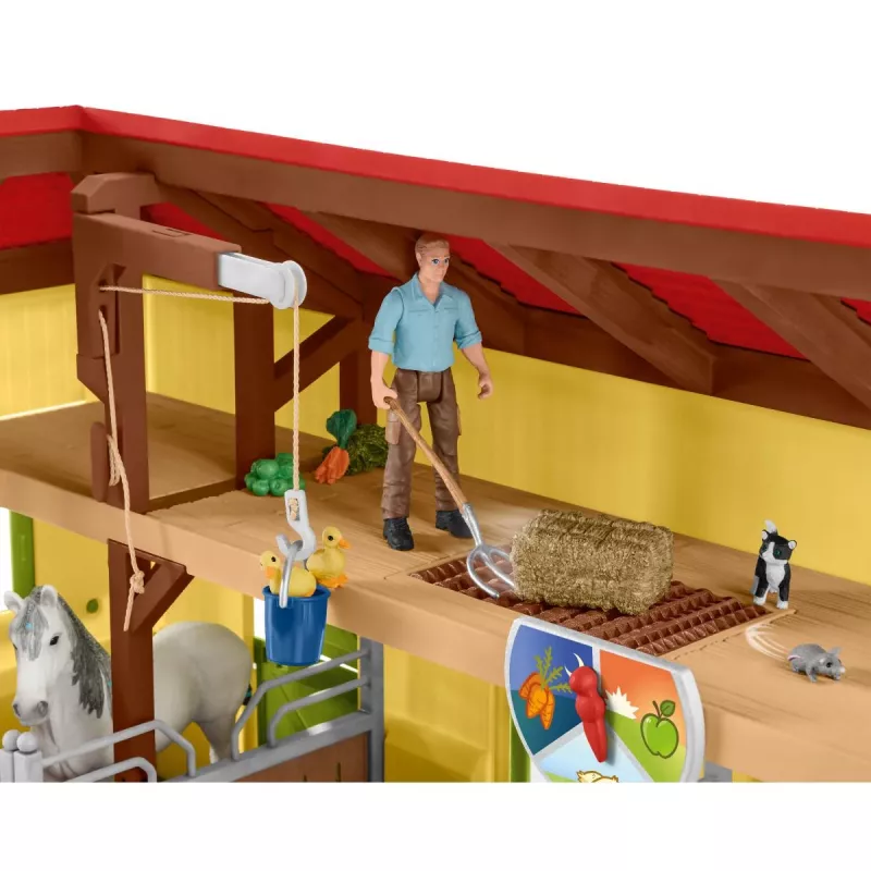 schleich FARM WORLD Pferdestall, Bauernhof, Bauernhoftiere / Bauernhofspielzeug, 3 Jahr(e), Mehrfarbig, Kunststoff