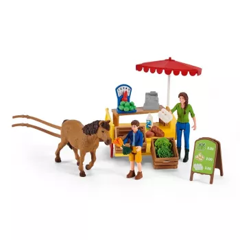 Mobiler Farmstand Schleich Farm Life Sunny Day 42528