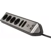 Steckdosenleiste Brennenstuhl 1153590610 2 m 6 AC-Ausgänge Innenbereich Schwarz Silber
