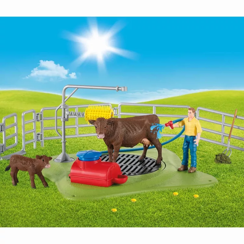 Schleich BAUERNHOF Happy Cow Wash