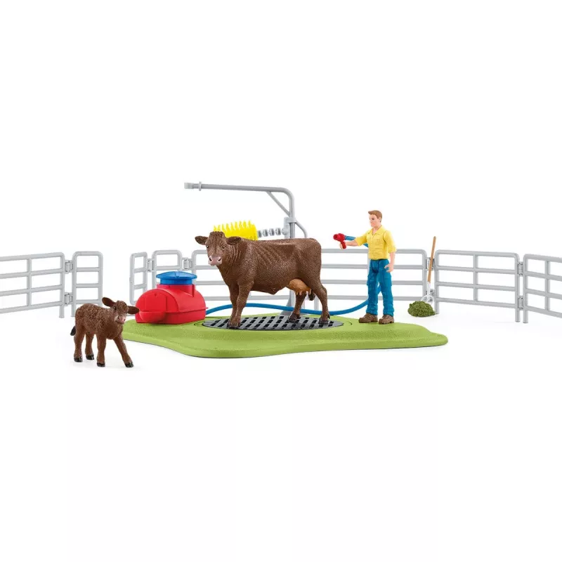 Schleich BAUERNHOF Happy Cow Wash