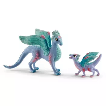 Figure Schleich BAYALA Blossom dragon mother and child