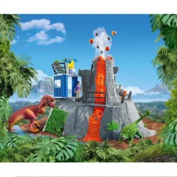 Schleich Dinosaurier Vulkan-Expeditions-Basislager mehrfarbig 42564