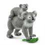 Schleich WILD LIFE Koala-Mutter mit Baby 42566 Grüngrau