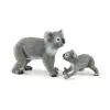 Schleich WILD LIFE Koala-Mutter mit Baby 42566 Grüngrau