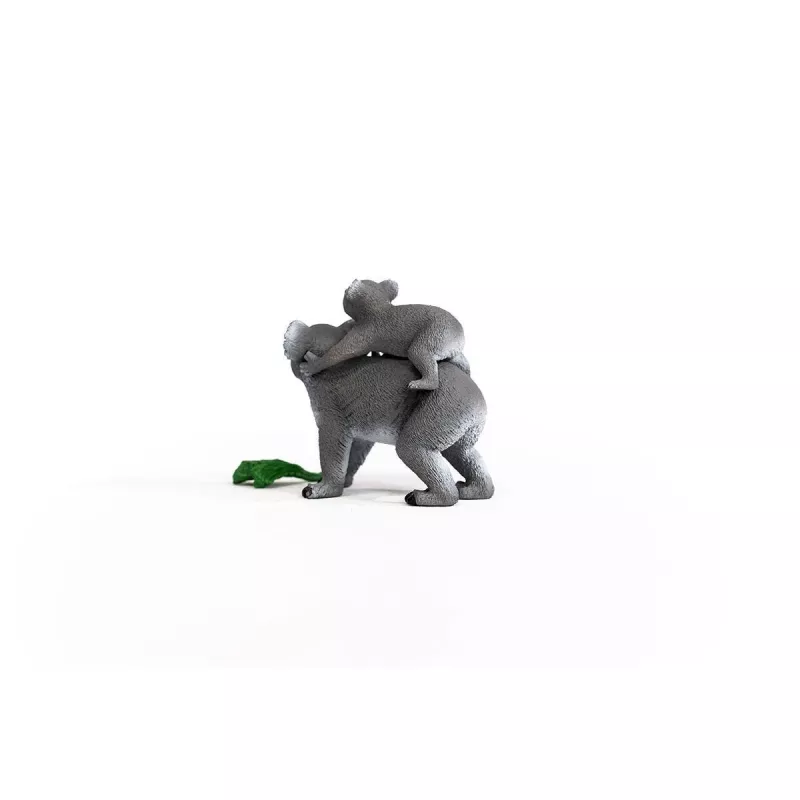 Schleich WILD LIFE Koala-Mutter mit Baby 42566 Grüngrau