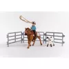 schleich Cowgirl Team Roping Fun, 3 Jahr(e), Mehrfarbig