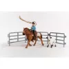 schleich Cowgirl Team Roping Fun, 3 Jahr(e), Mehrfarbig