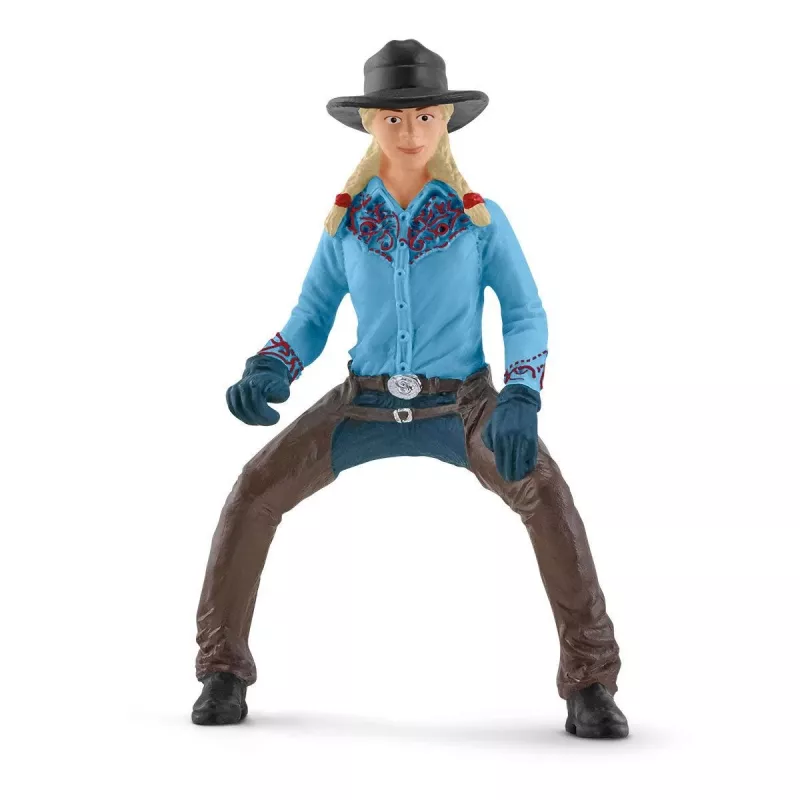 schleich Cowgirl Team Roping Fun, 3 Jahr(e), Mehrfarbig