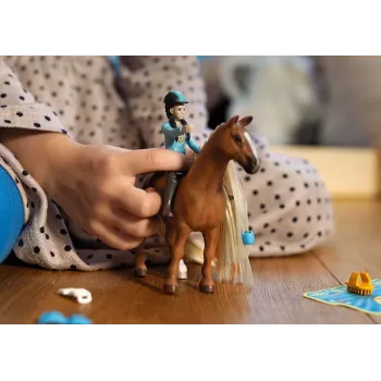 schleich HORSE CLUB Sofia’s Beauties Starter-Set Kim & Caramelo
