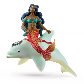 schleich Isabelle auf dem Delfin, 5 Jahr(e), Mehrfarbig