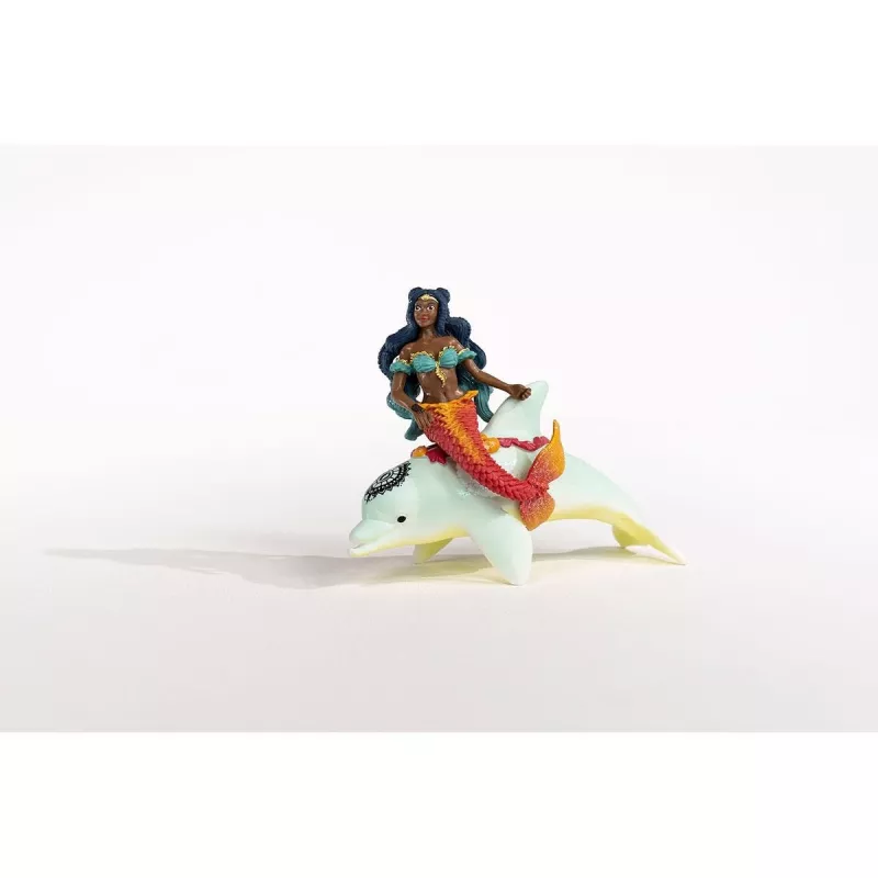 schleich Isabelle auf dem Delfin, 5 Jahr(e), Mehrfarbig