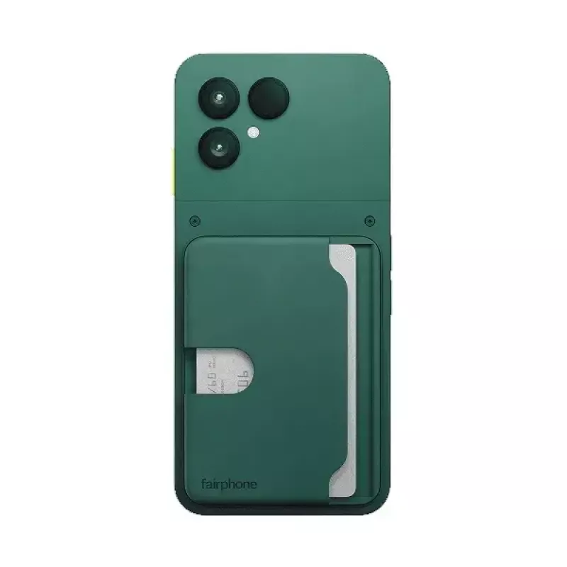 Kartenhalter für Fairphone-Handyhülle – Modell F6CRDH-1GR-WW1, grün, Kunststoff, 73,1×106,5×8,4 mm