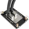 CPU-Kühler-Sockel-Montageset SILVERSTONE XAC-MK-4710 — Halterung für Intel LGA4677 / LGA4710, schwarz, für XE360PDD / XE360-Serie