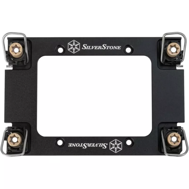 CPU-Kühler-Sockel-Montageset SILVERSTONE XAC-MK-4710 — Halterung für Intel LGA4677 / LGA4710, schwarz, für XE360PDD / XE360-Serie
