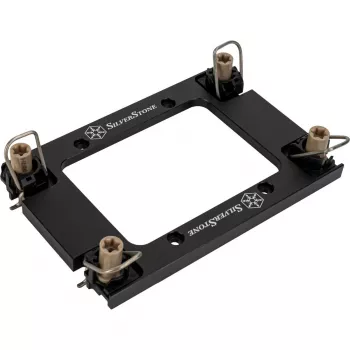 CPU-Kühler-Sockel-Montageset SILVERSTONE XAC-MK-4710 — Halterung für Intel LGA4677 / LGA4710, schwarz, für XE360PDD / XE360-Serie