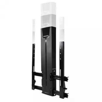Ergotron Glide Wall Mount HD 61-061-085 Wandhalterung, bis 152,4 cm (60 Zoll), höhenverstellbar, neigbar, 18,1 kg, schwarz