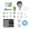 Melissa & Doug Simmer & Stir Stovetop Play Set mit Water WOW Color Reveal Spielzeug-Essen, Vorschulspielzeug ab 3 Jahren