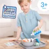 Melissa & Doug Simmer & Stir Stovetop Play Set mit Water WOW Color Reveal Spielzeug-Essen, Vorschulspielzeug ab 3 Jahren