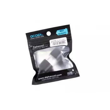 Computer-Kühlsystem Alphacool 29142 Acetal Acryl Schwarz Transparent 1/4 Zoll